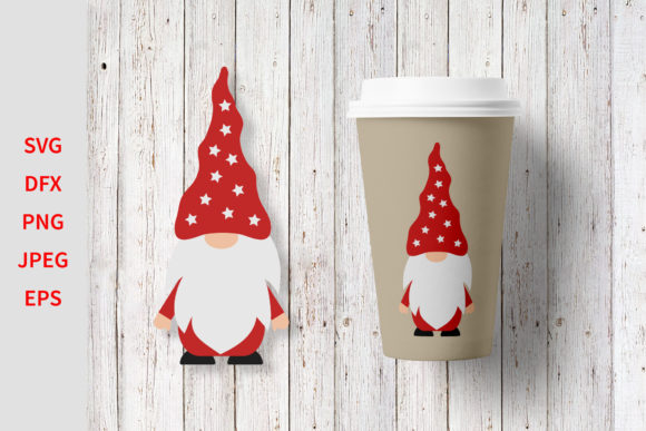 Cartoon Nordic Gnomie Graphics for Seasonal Crafts