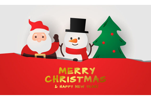Christmas and New Year Banner Template Graphics Review