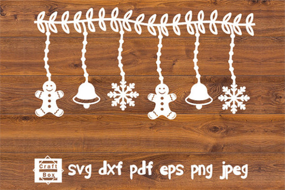 Christmas Garland SVG: A Festive Embroidery Design