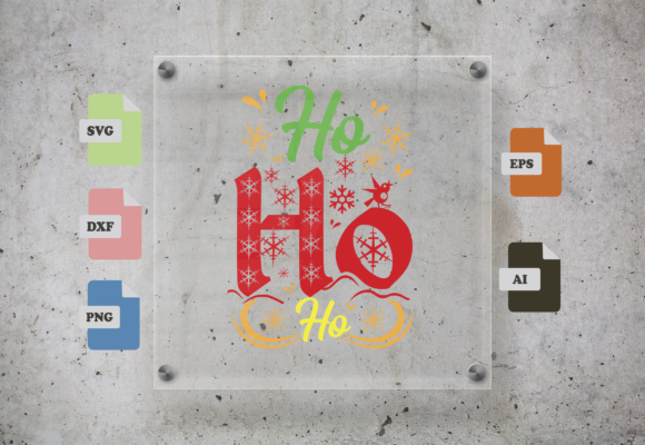 Christmas Ho Ho Ho Graphics for Festive Crafts