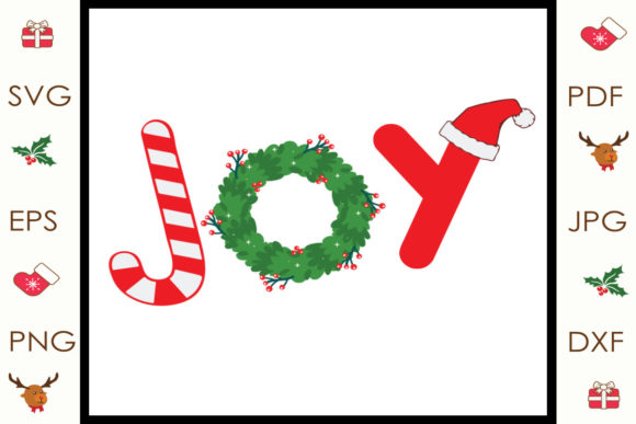 Christmas Joy Svg: Graphics for Holidays Selling