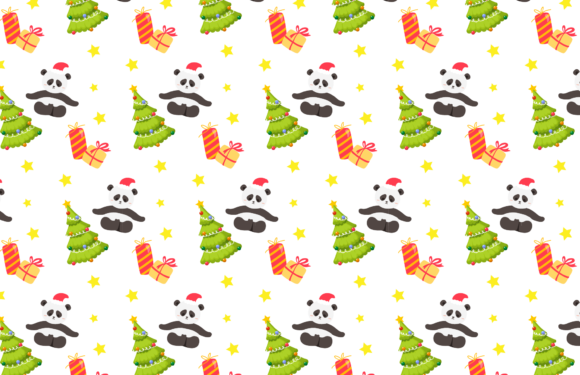 Christmas Pattern Animal Panda: Graphics & Patterns Review