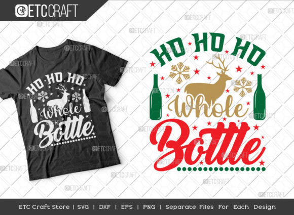 Ho Ho Ho Bottle SVG: Graphics & Crafts Review