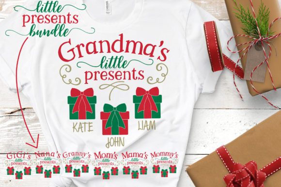 Little Presents Bundle: Graphics for Holiday Crafts