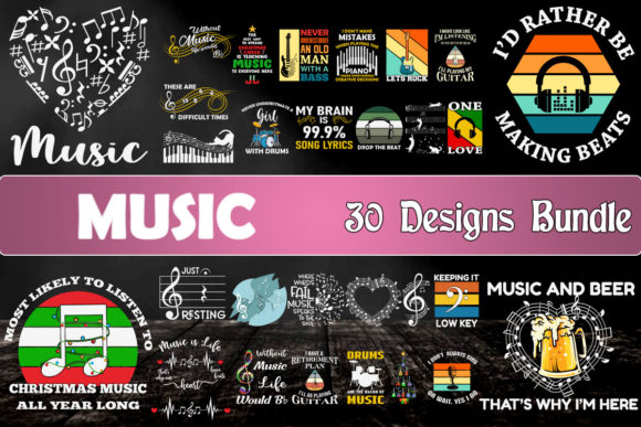 Music Bundle SVG 30 Designs: Graphics & Crafts Review