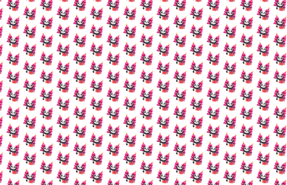 Panda Christmas Pattern Art: Graphics & Patterns Review