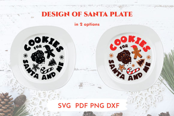 Santa Cookie Tray SVG: Graphics & Print Templates Review