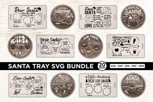 Santa Tray SVG Bundle: Graphics and Crafts Review