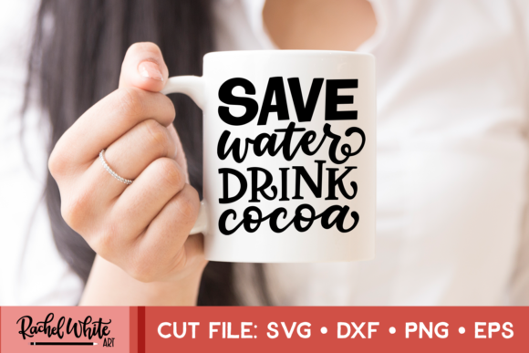 Save Water Drink Cocoa, Christmas SVG: A Festive Design Review